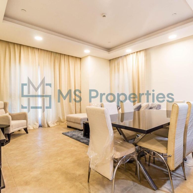 Contemporary 2BHK Apartment with Balcony