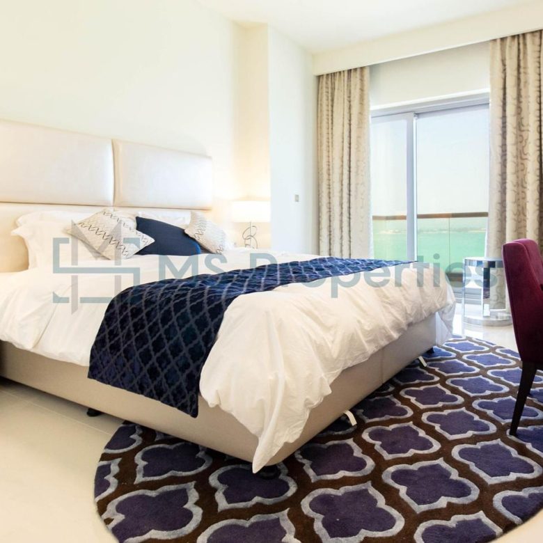 Bright and Perfect 2BR Flat with Sea View Balcony