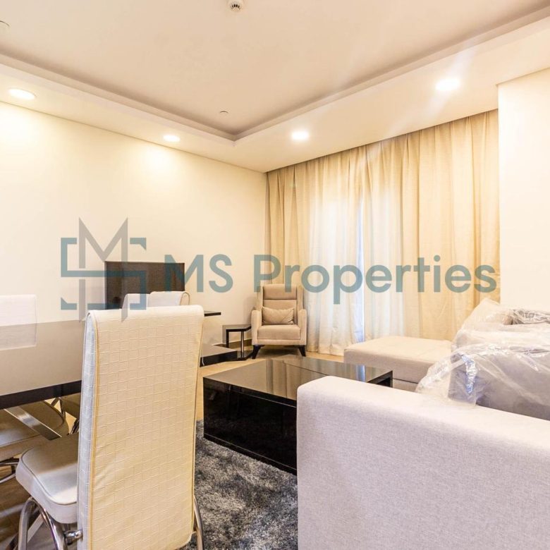 Contemporary 2BHK Apartment with Balcony