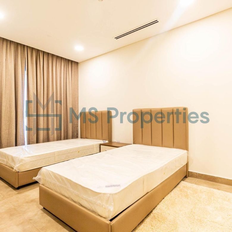 Contemporary 2BHK Apartment with Balcony