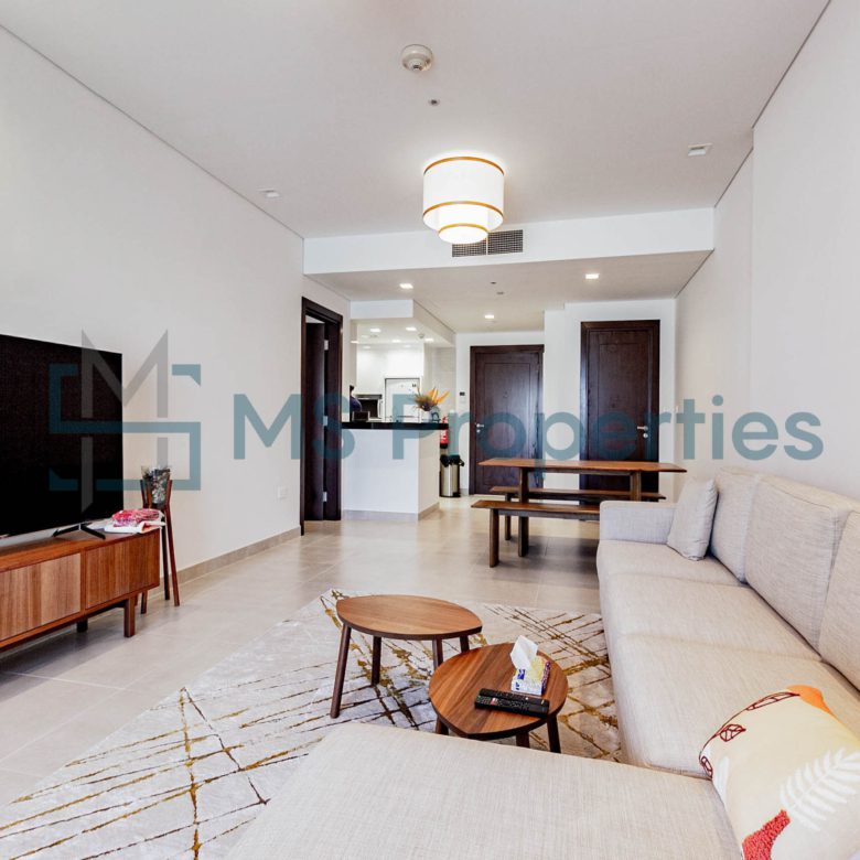 Spacious Cozy 1BHK Flat with Marina View Balcony