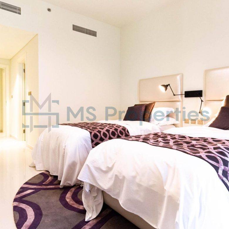Bright and Perfect 2BR Flat with Sea View Balcony