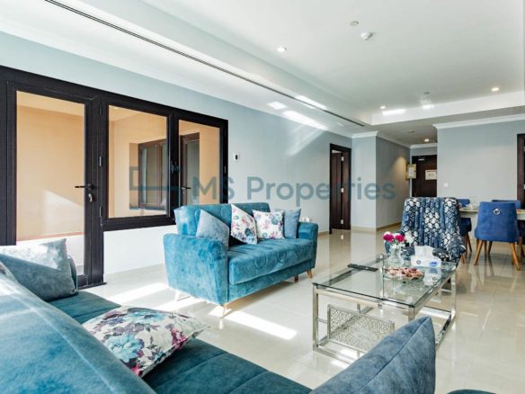 For Sale 1-Bedroom + Office Apartment in The Pearl