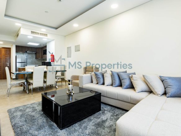 Modern Layout 2BR Apartment with Balcony