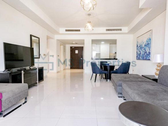 Outstanding 1BHK Flat with Balcony View in Lusail