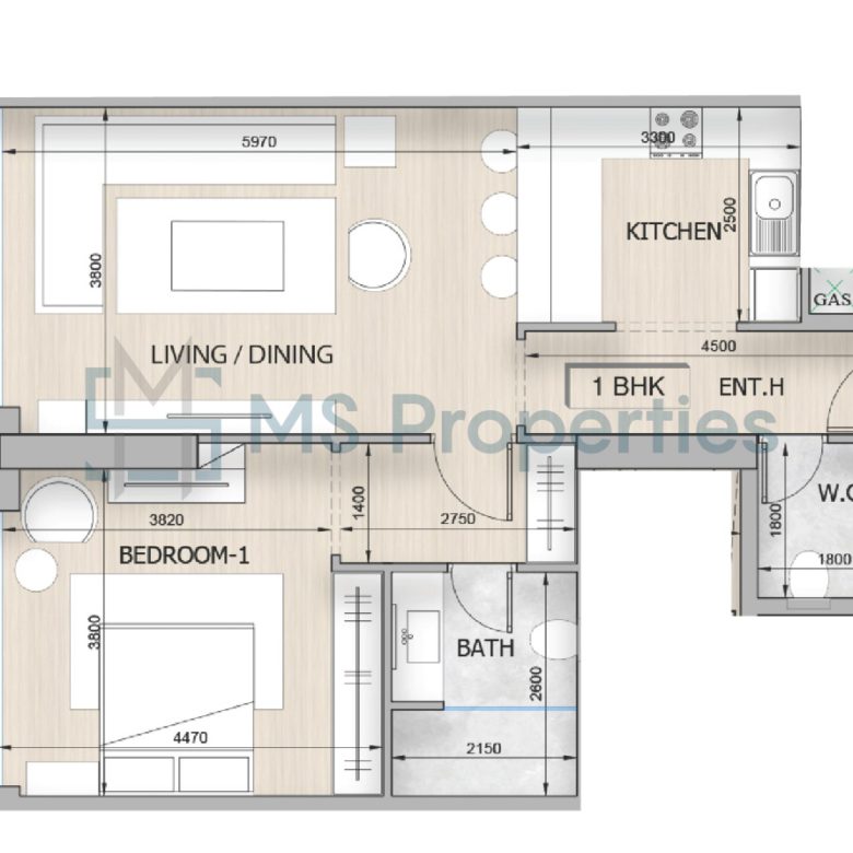 NO COMMISSION Soon to Rise 1BHK Luxurious Flat in Lusail Area