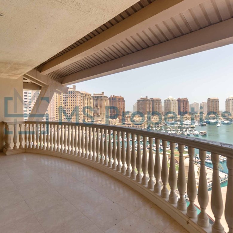 Elegant 3BR+Maid Flat with Marina Balcony For Sale