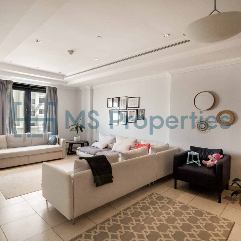 Modern 1-Bedroom Flat in the Heart of The Pearl