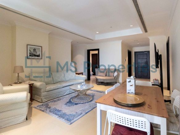 Renovated 2BR+Office Apartment with Huge Balcony