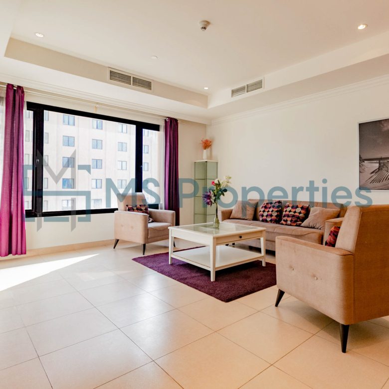 Outstanding 1BHK Apartment | Side Marina View