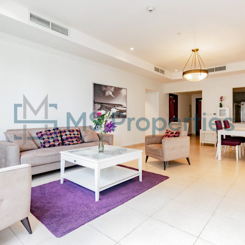 Outstanding 1BHK Apartment | Side Marina View