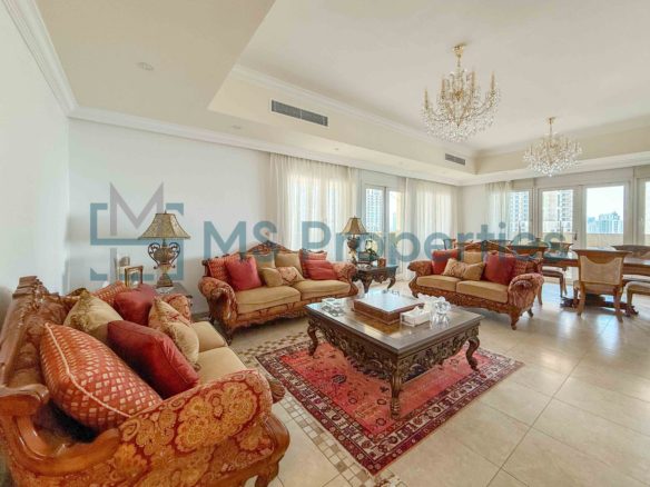 Gorgeous 3BR+Maid Apartment with Amazing Balcony