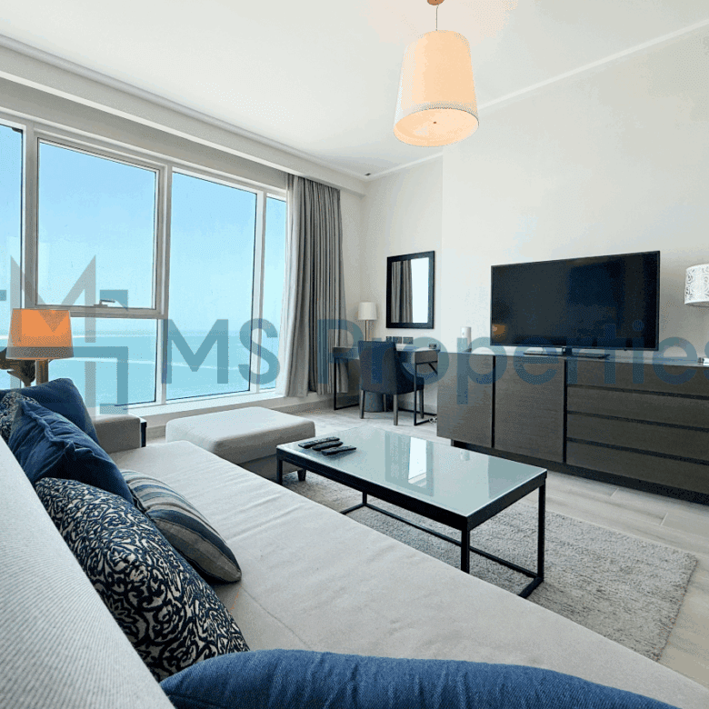 Pristine 1BR Apartment with Sea View | West Bay