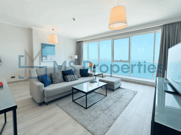Pristine 1BR Apartment with Sea View | West Bay