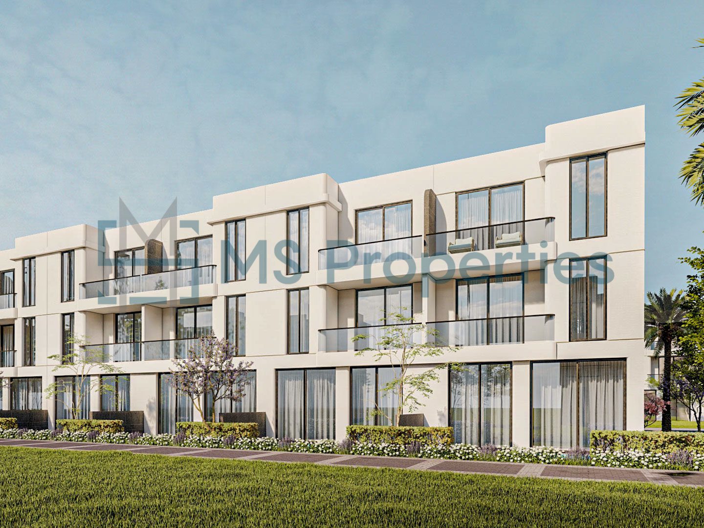 Prestigious 3-Bedroom Townhouse with Garden View
