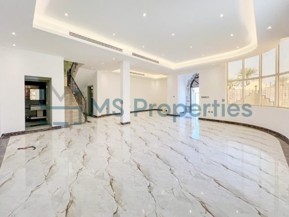 Gated 5BR + Maid Villa with Pool and Beach Access