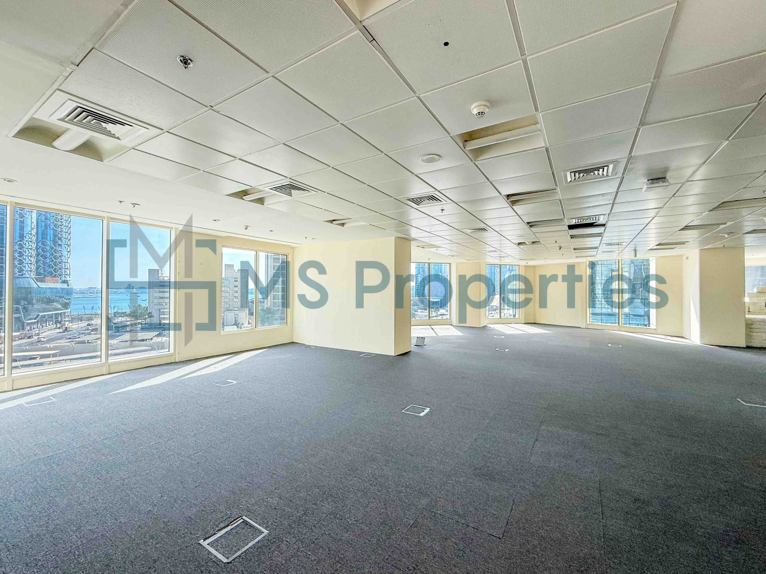 980 SQM Full Floor Office For Rent in West Bay