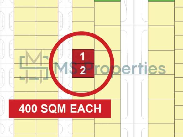 Lowest Deal | Subdivided 2 Lots 400SQM each For Sale