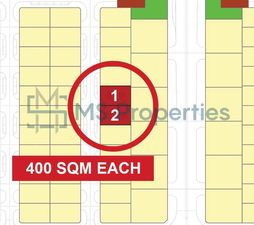 Lowest Deal | Subdivided 2 Lots 400SQM each For Sale
