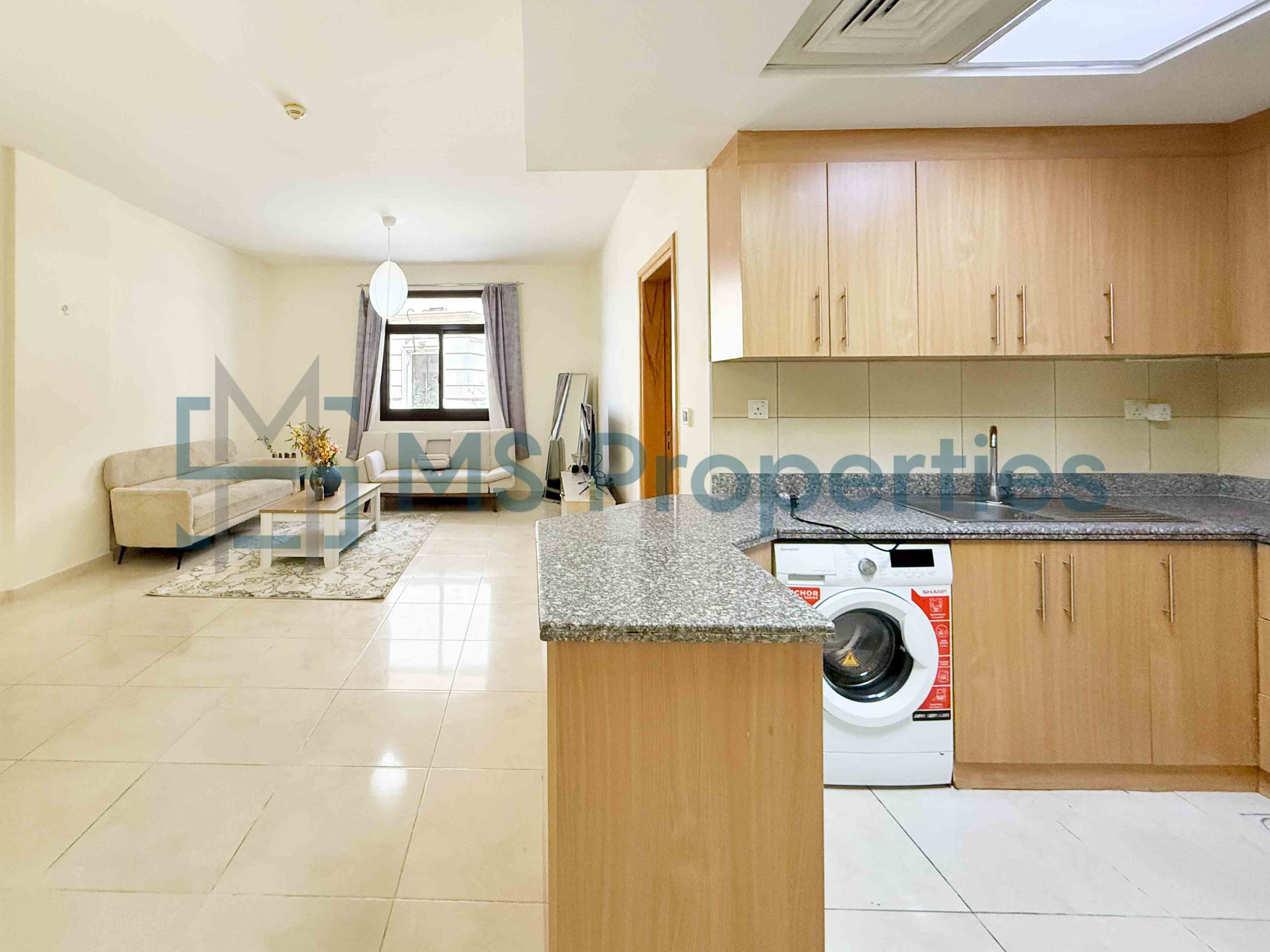 Spacious Furnished 1BHK Flat in Prime Location