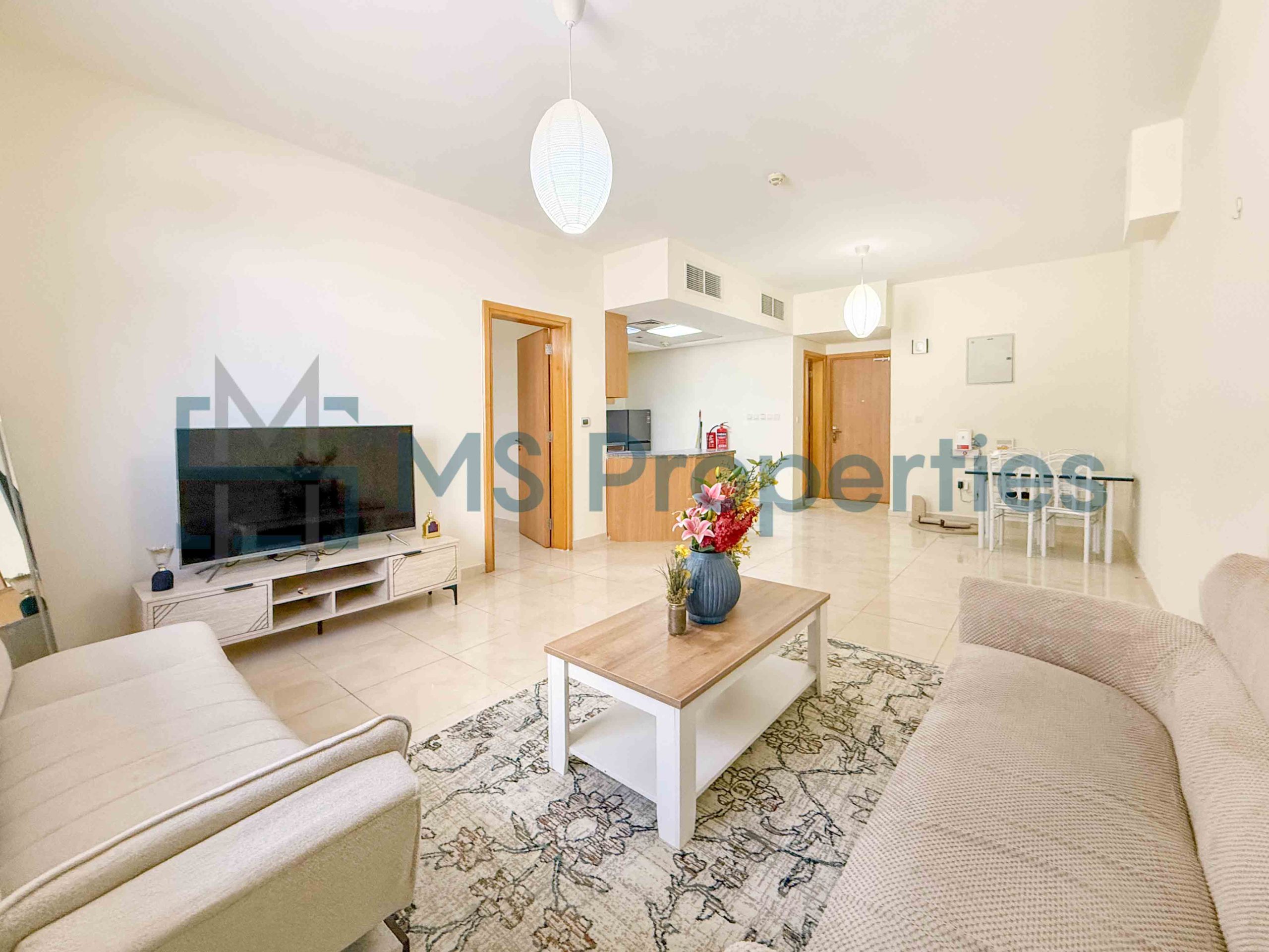 Spacious Furnished 1BHK Flat in Prime Location
