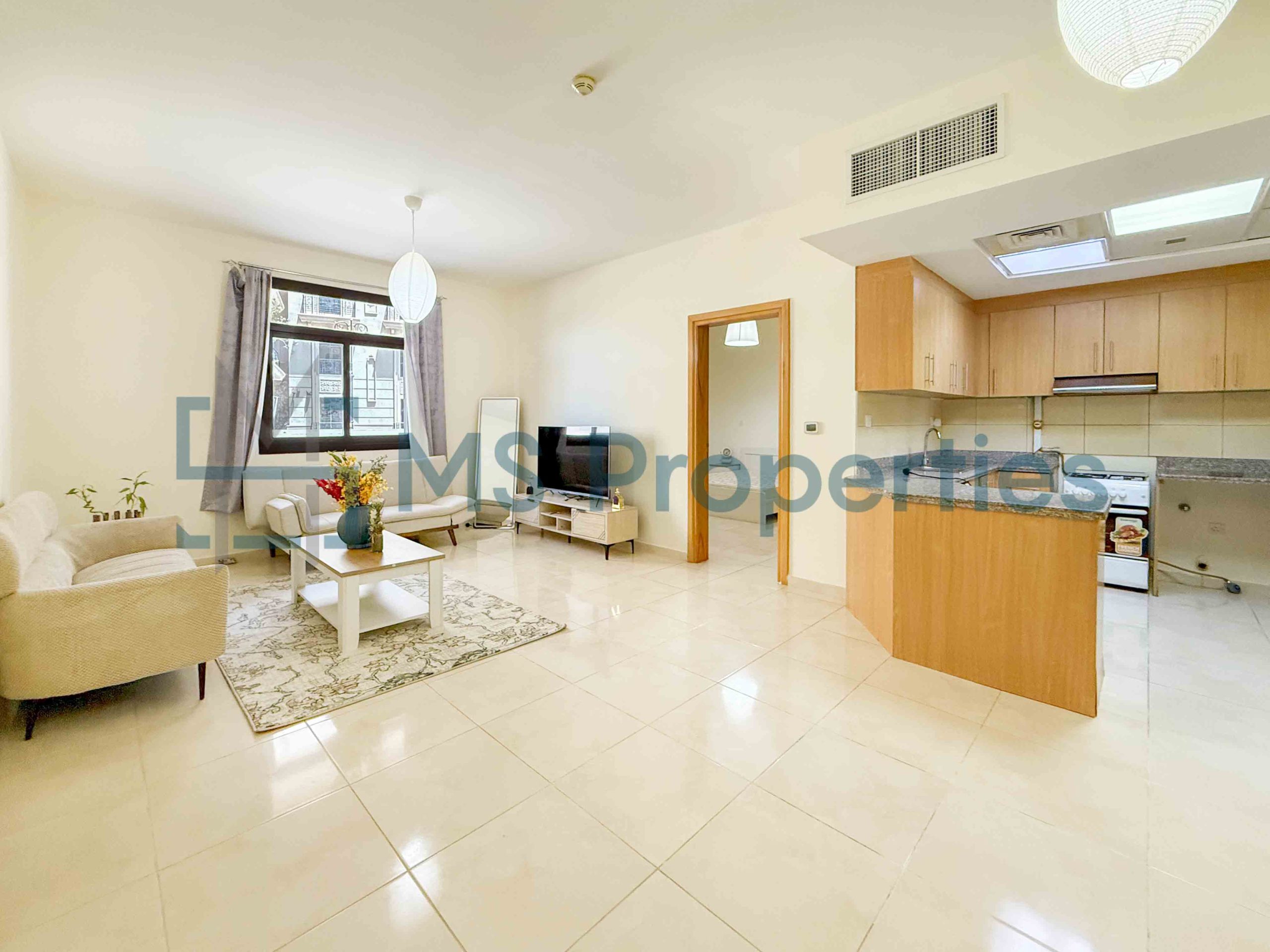 Spacious Furnished 1BHK Flat in Prime Location