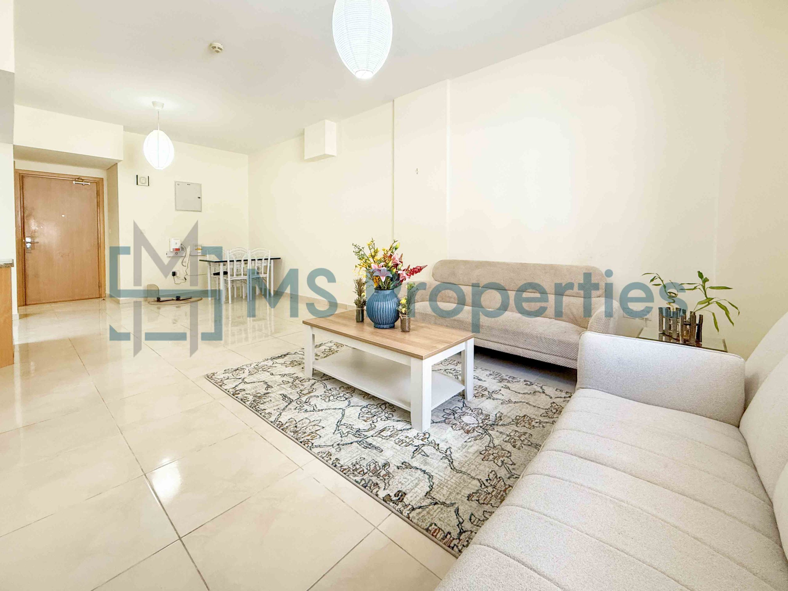 Spacious Furnished 1BHK Flat in Prime Location