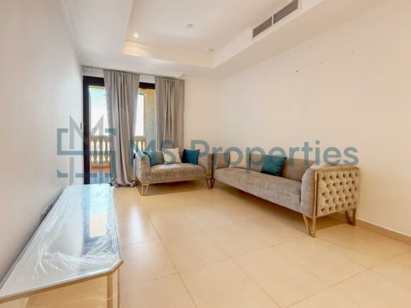 Contemporary 1BHK with Balcony | Amazing Marina View