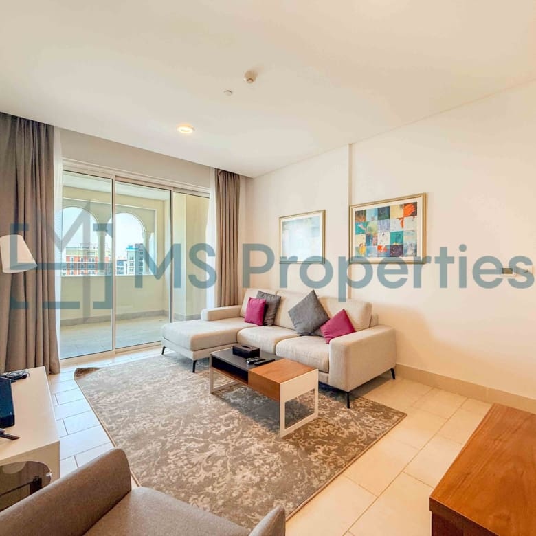 No Comission 1BDR + Office Furnished | Amazing Marina View