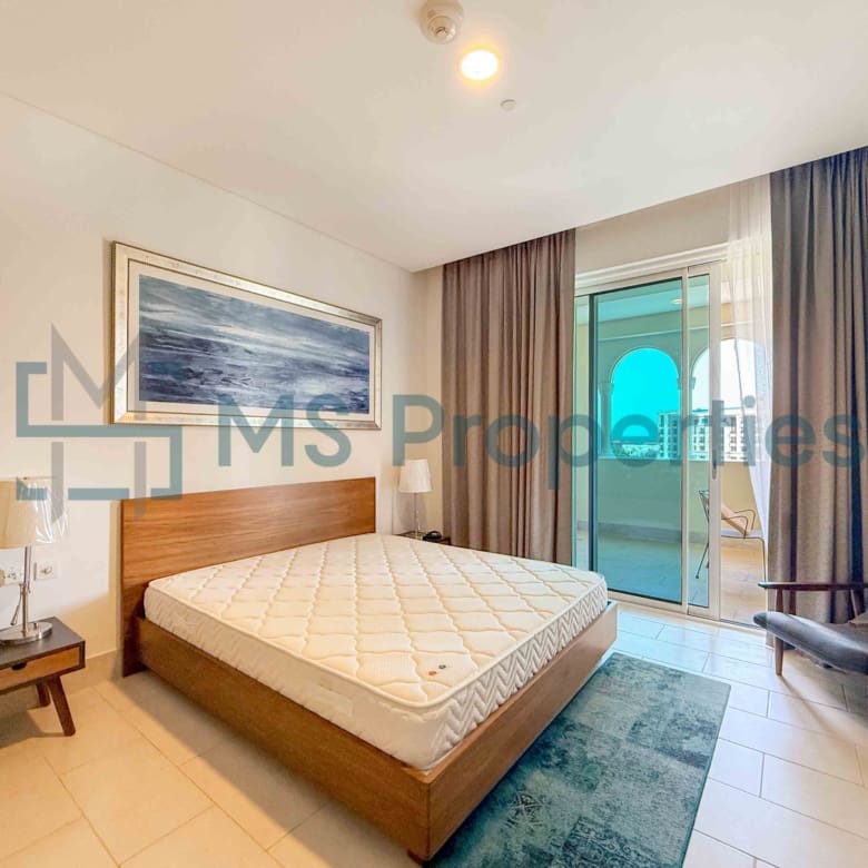 No Comission 1BDR + Office Furnished | Amazing Marina View