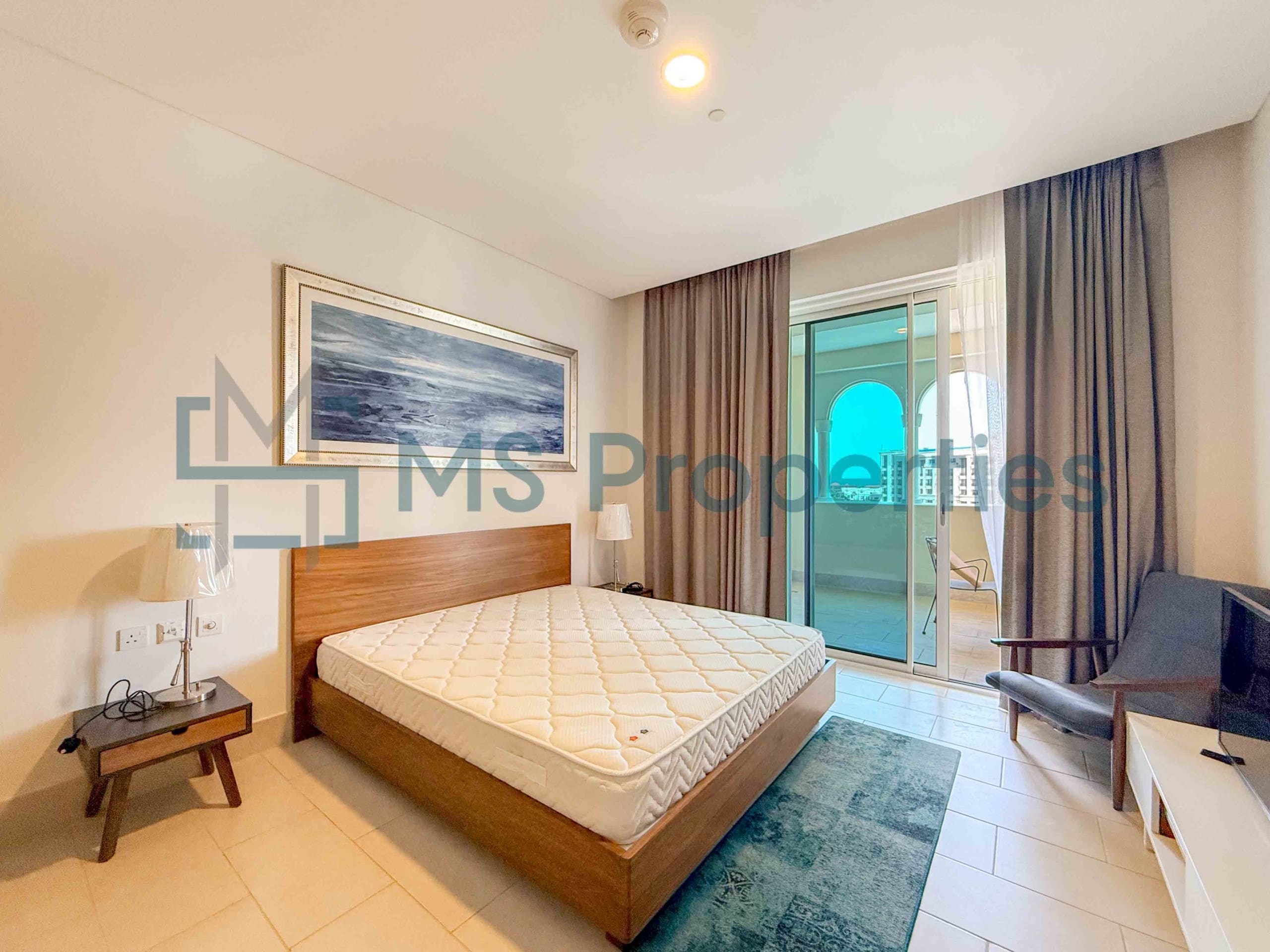 No Comission 1BDR + Office Furnished | Amazing Marina View