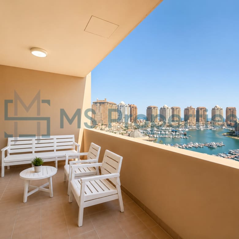 Sophisticated 3 Bedroom Flat with Full Marina View
