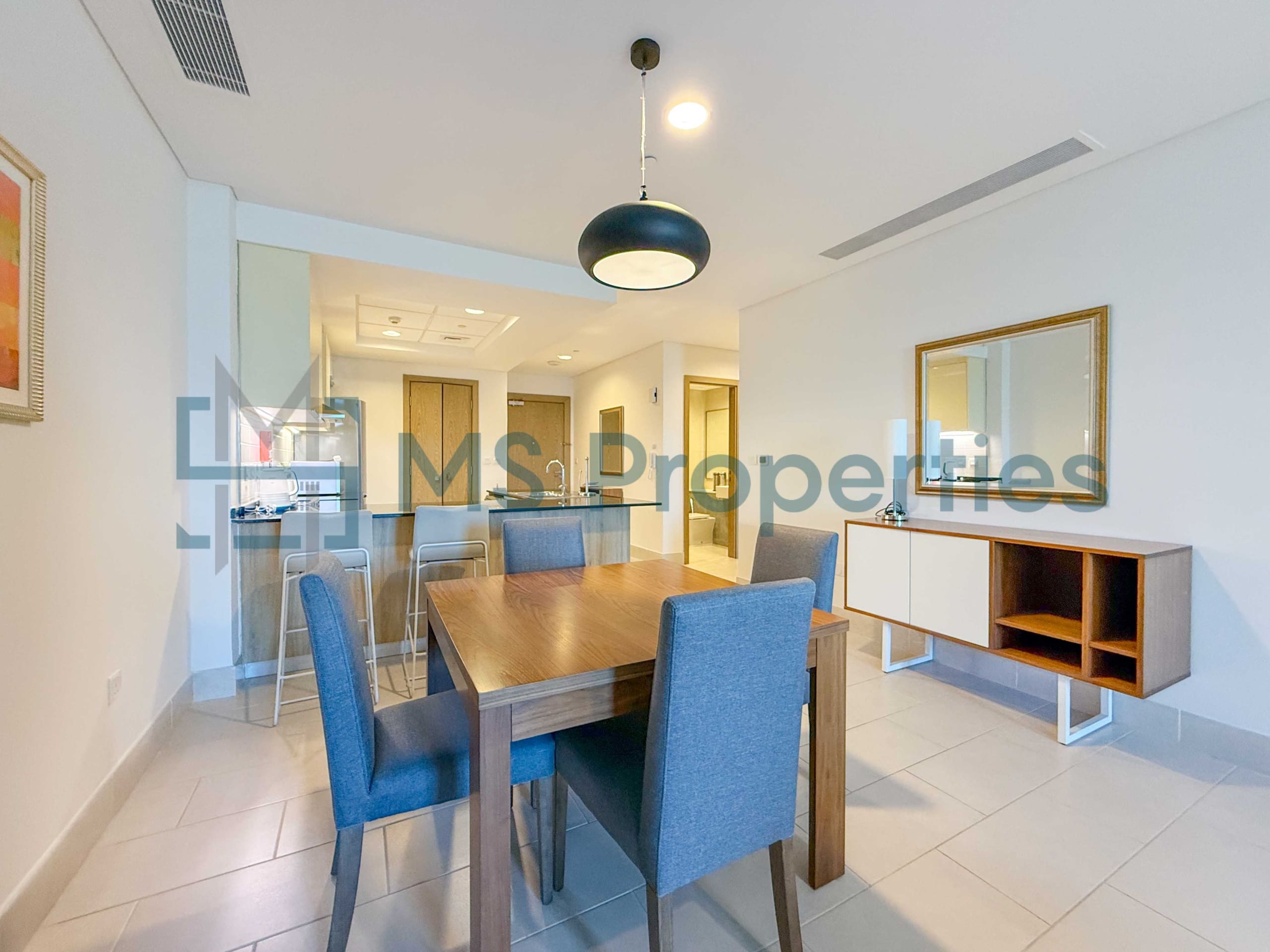 Pristine 1BHK + Office w/ Balcony | Bills Included | No Commssion
