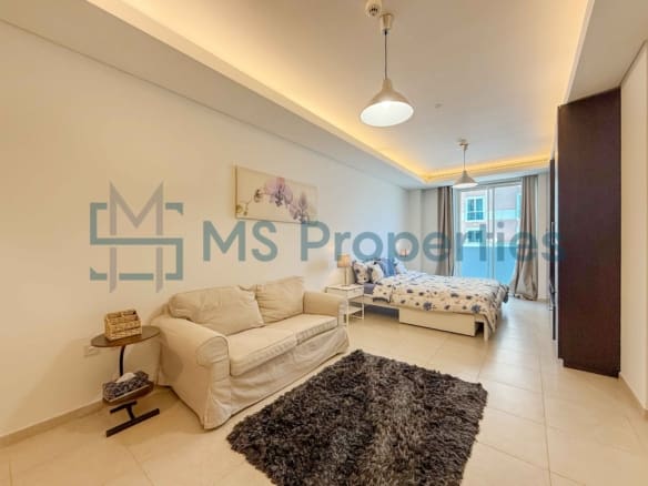 Contemporary Studio Apartment | Perfect Balcony