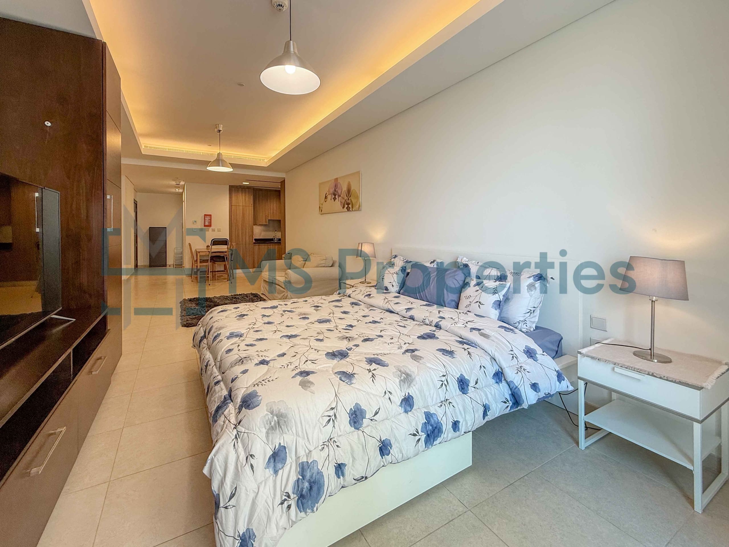 Contemporary Studio Apartment | Perfect Balcony