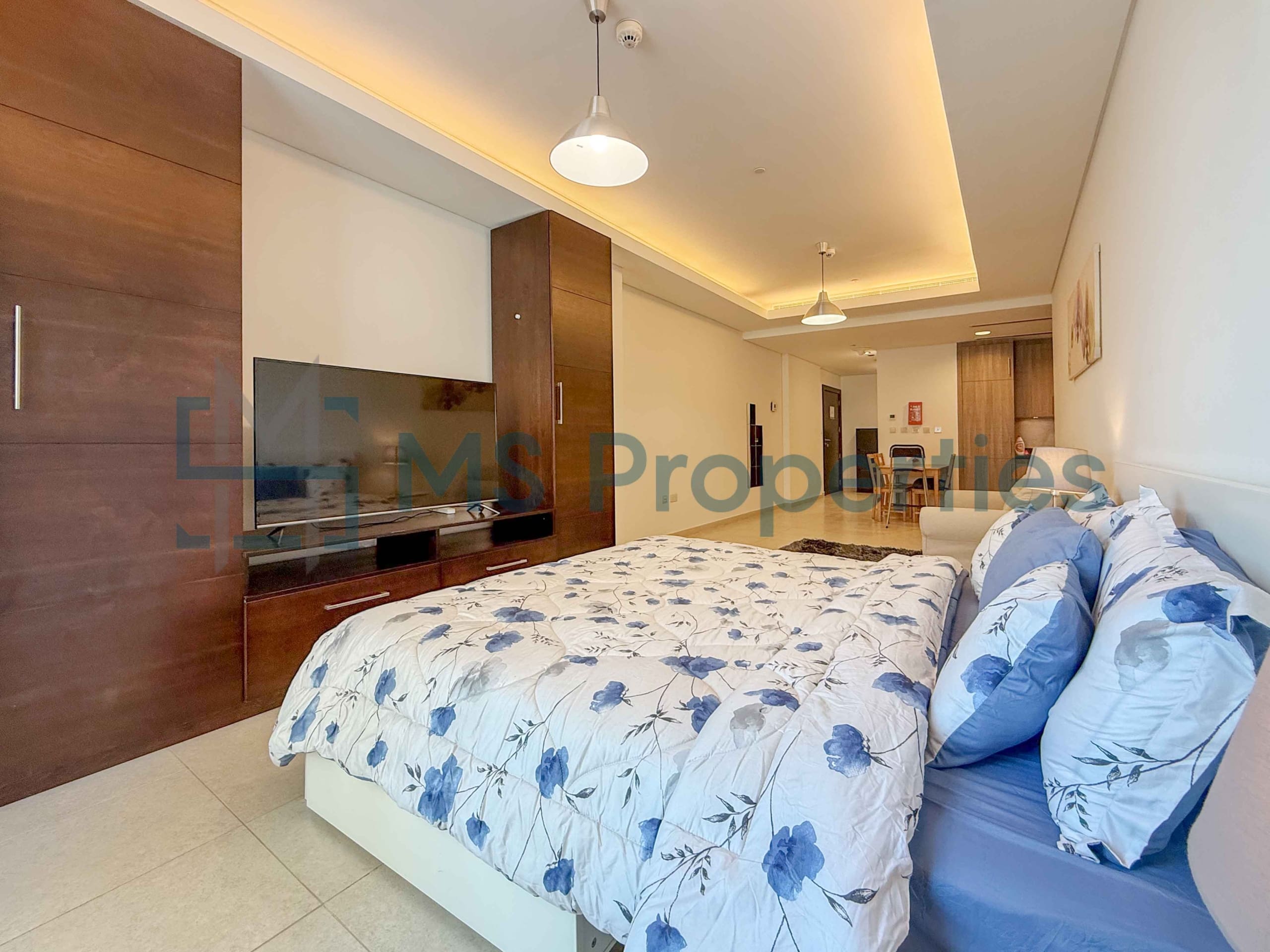 Contemporary Studio Apartment | Perfect Balcony