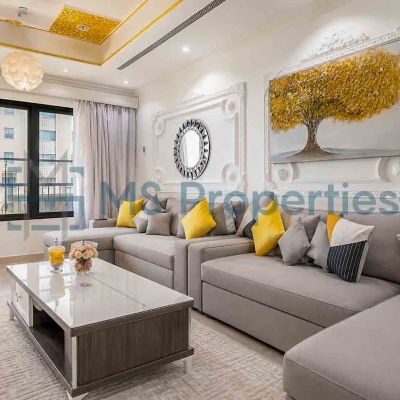 Luxurious 1BR + Office Flat with balcony For Sale