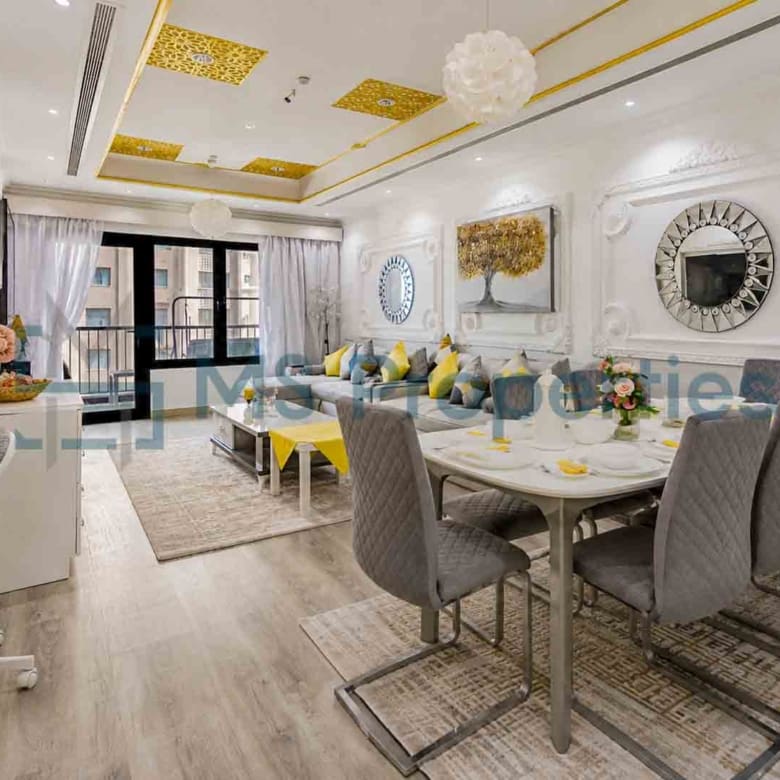 Luxurious 1BR + Office Flat with balcony For Sale