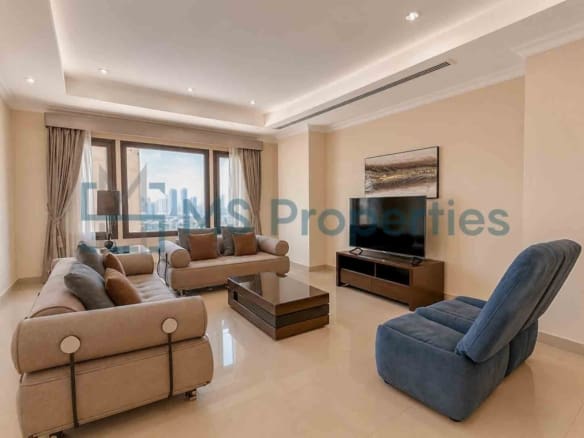 Sophisticated 1 BDR + Office Apartment w/ Balcony Perfect View