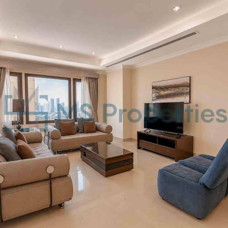 Sophisticated 1 BDR + Office Apartment w/ Balcony Perfect View
