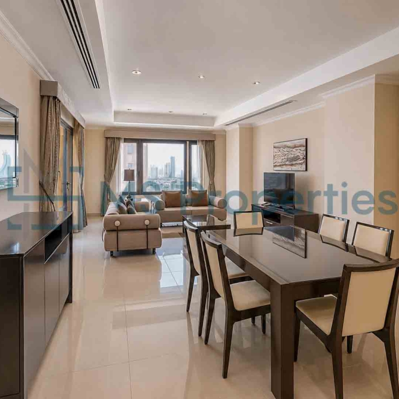 Sophisticated 1 BDR + Office Apartment w/ Balcony Perfect View