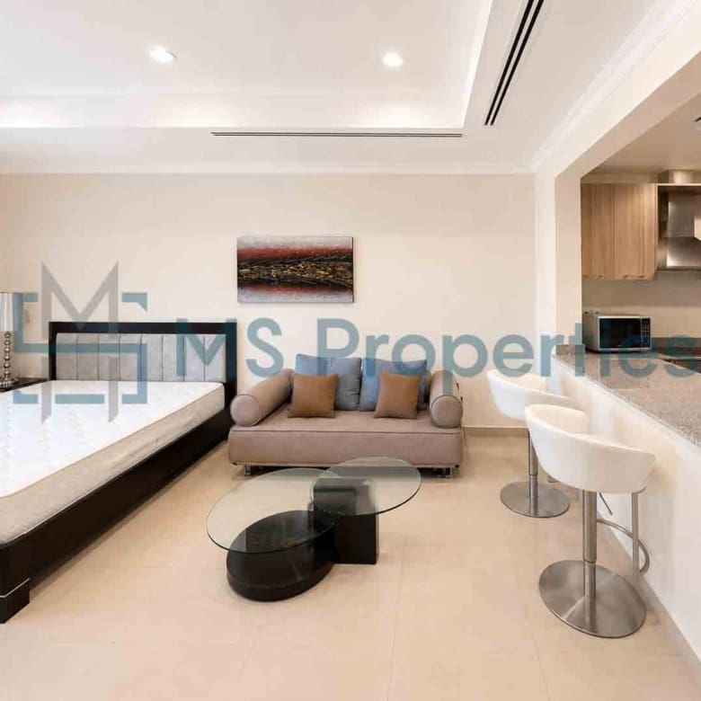 Exclusive Studio Furnished with Huge Balcony Sea View