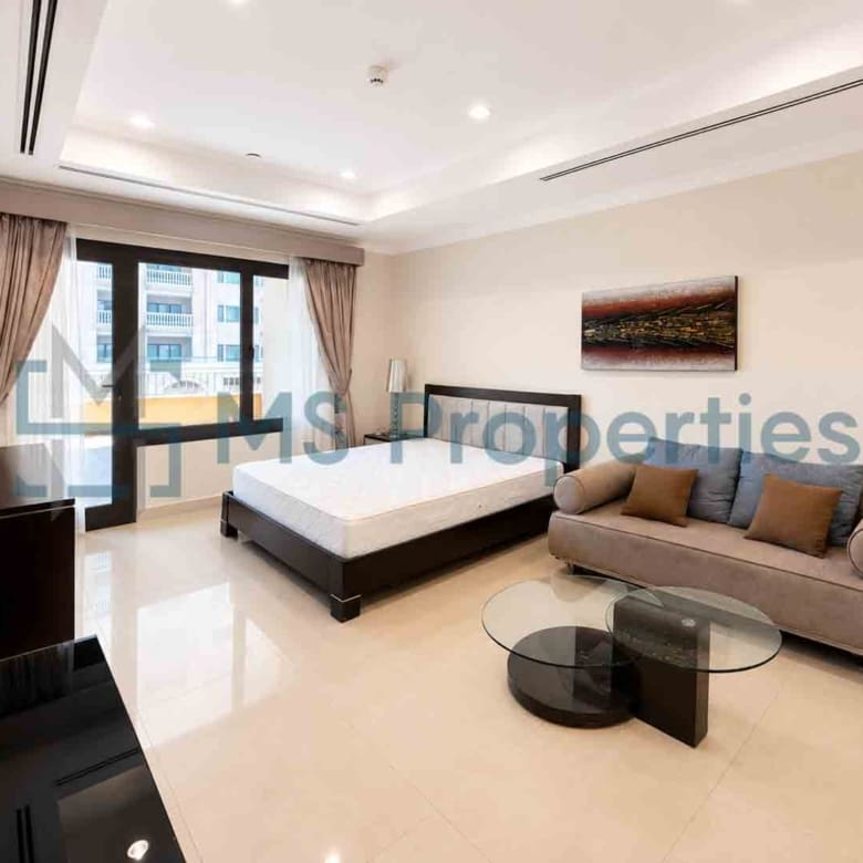 Exclusive Studio Furnished with Huge Balcony Sea View