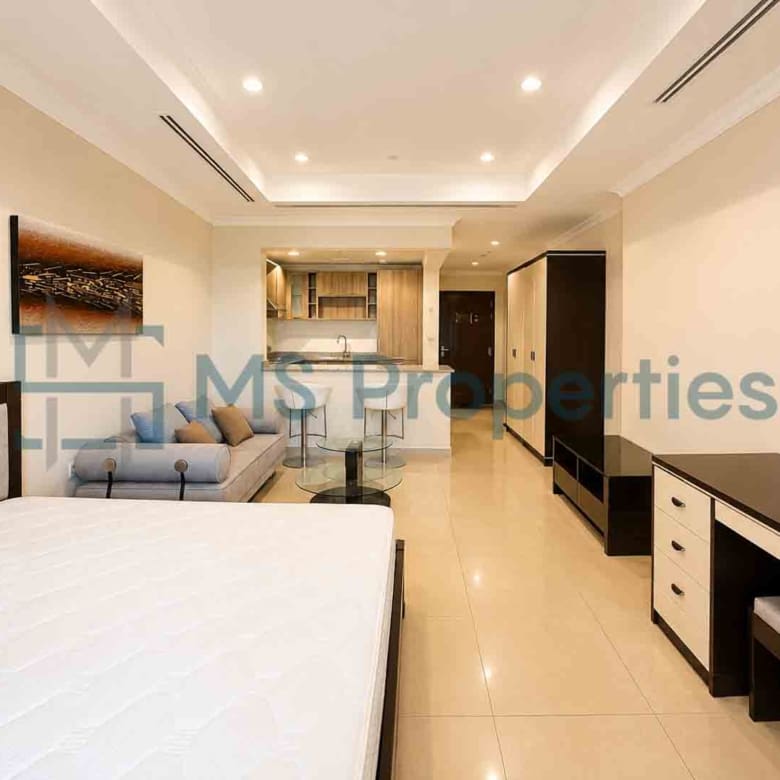 Exclusive Studio Furnished with Huge Balcony Sea View