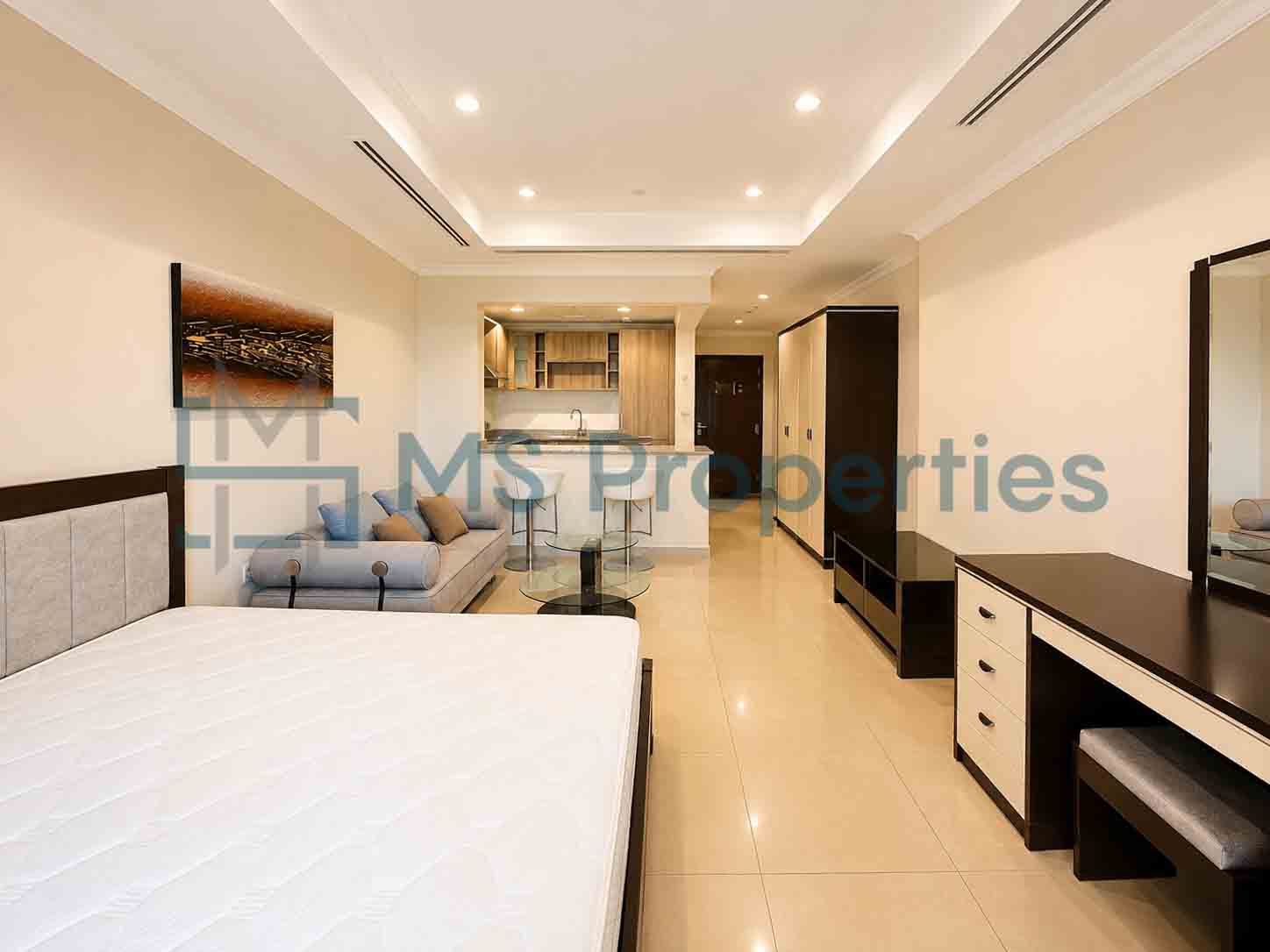 Exclusive Studio Furnished with Huge Balcony Sea View
