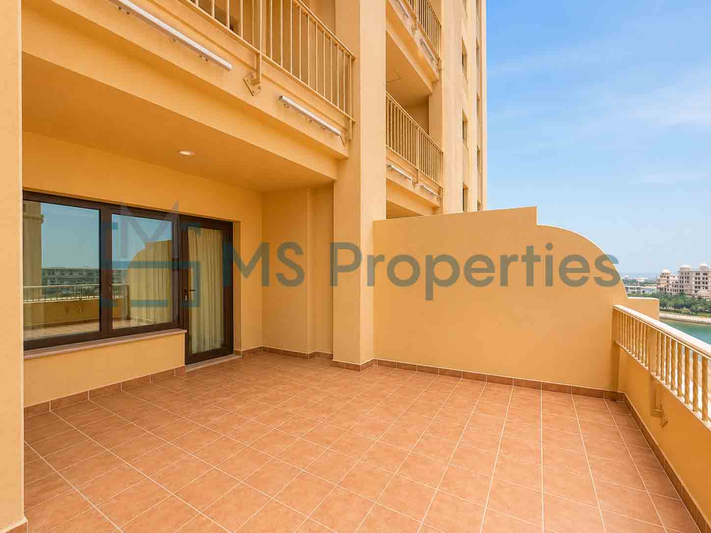 Exclusive Studio Furnished with Huge Balcony Sea View