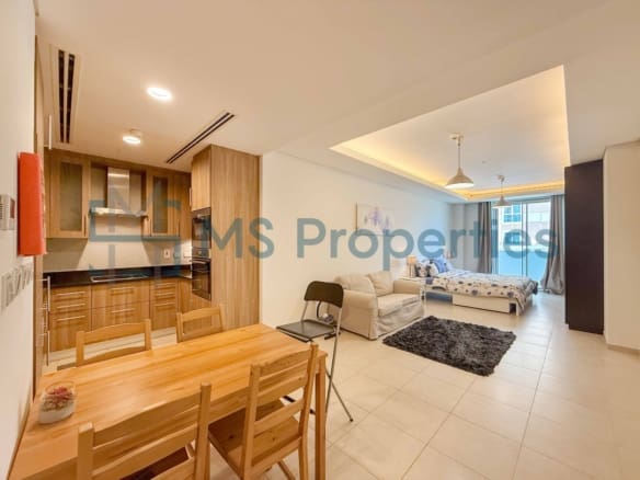 Ready To Move In | Studio Unit with Balcony Sea View