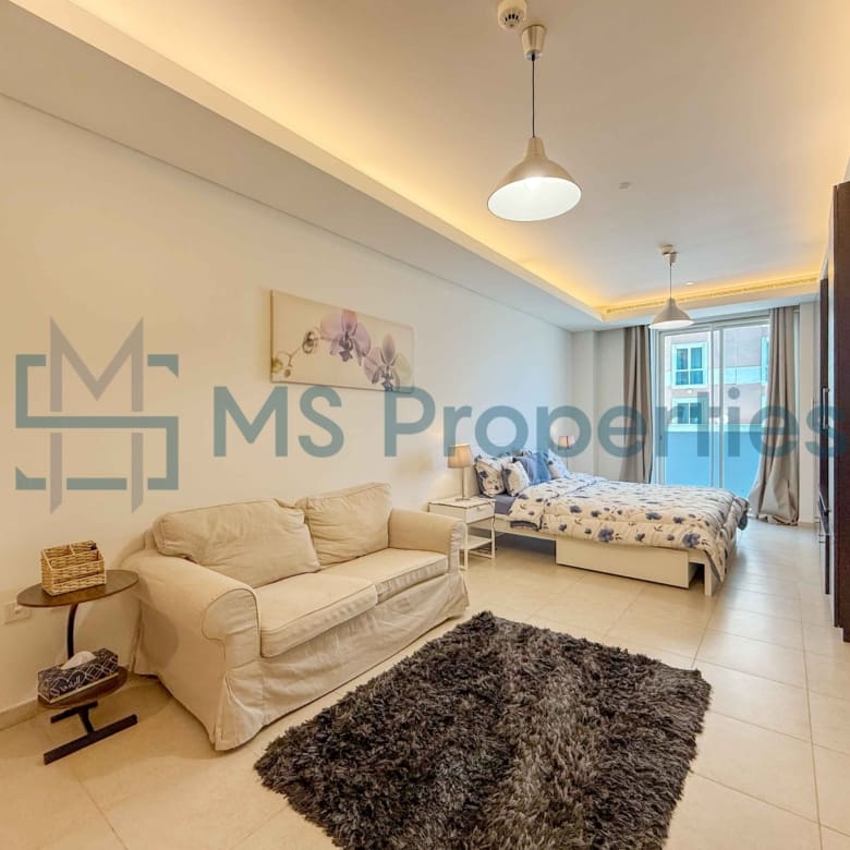 Ready To Move In | Studio Unit with Balcony Sea View