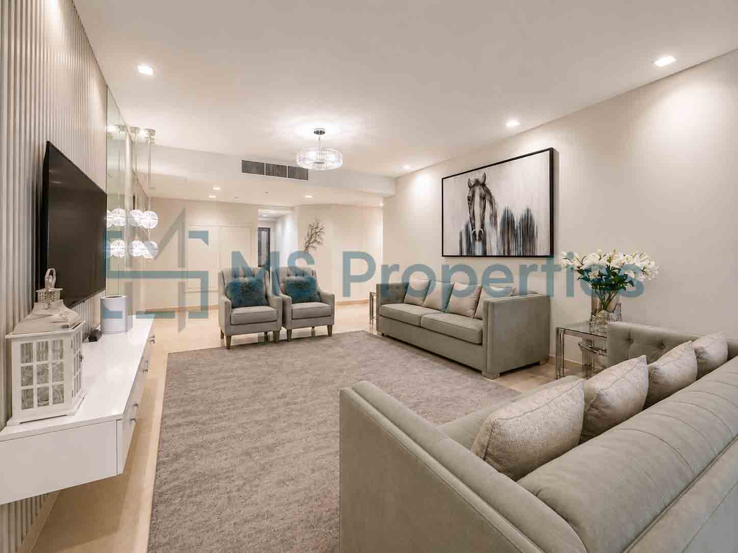 Luxurious 3BR+Maid Apartment w/ Perfect View Balcony | Bills Included