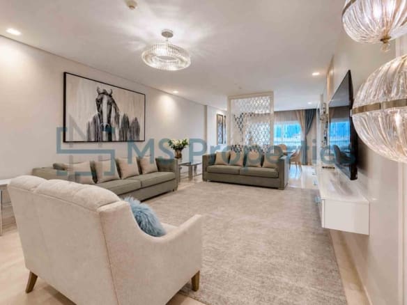 Luxurious 3BR+Maid Apartment w/ Perfect View Balcony | Bills Included